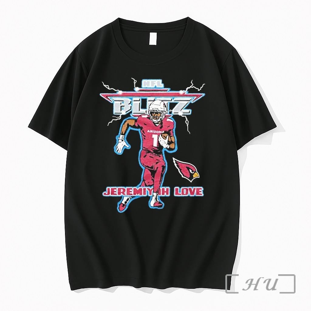 Nfl Blitz Cardinals Jeremiyah Love Tshirts Sweater Hoodie
