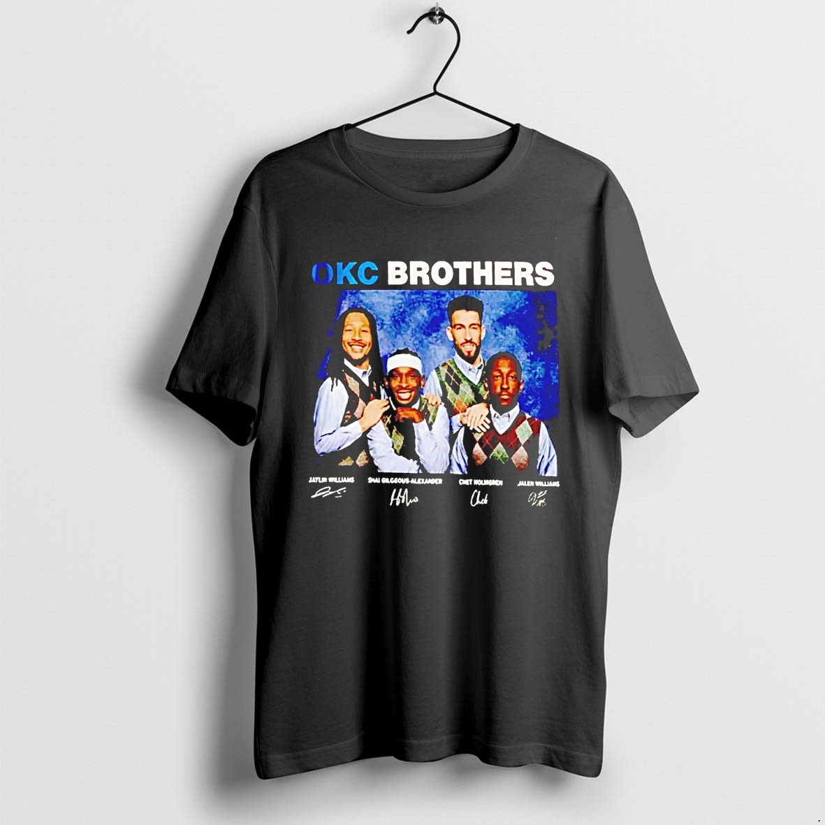 Okc Brothers Jaylin Williams Shai Gilgeous Alexander Chet Holmgren Jalen Williams Tshirts Sweater Hoodie