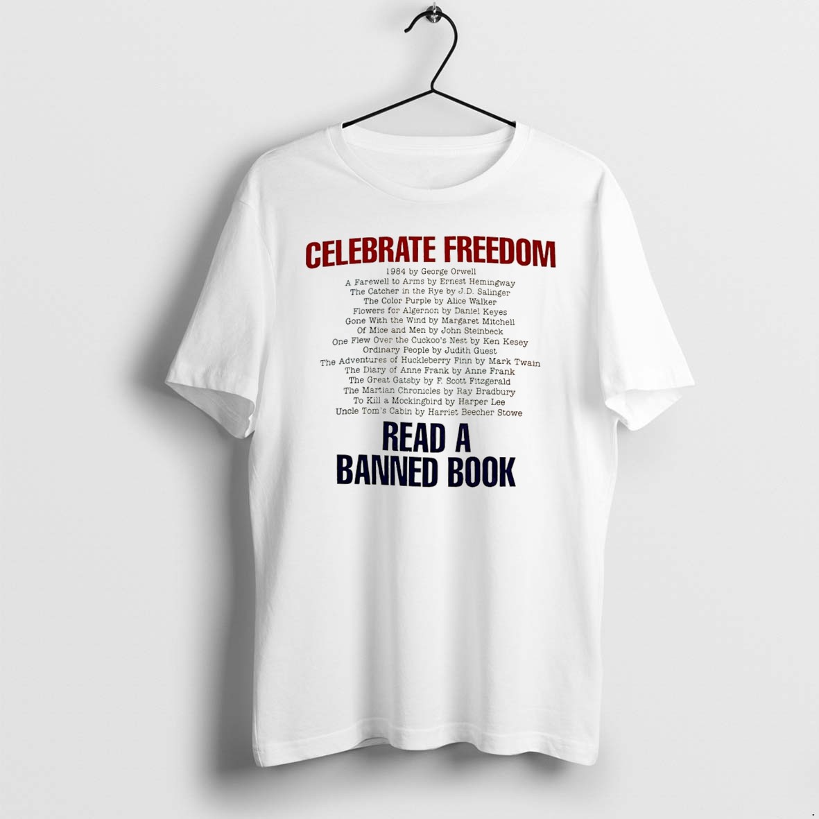 Official Celebrate Freedom 1984 Read A Banned Book Tee T Shirts