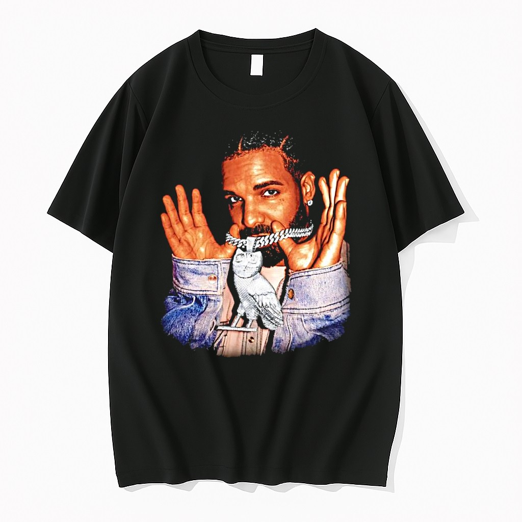 Official Drake Owl Pendant Hip Hop Rapper T Shirts