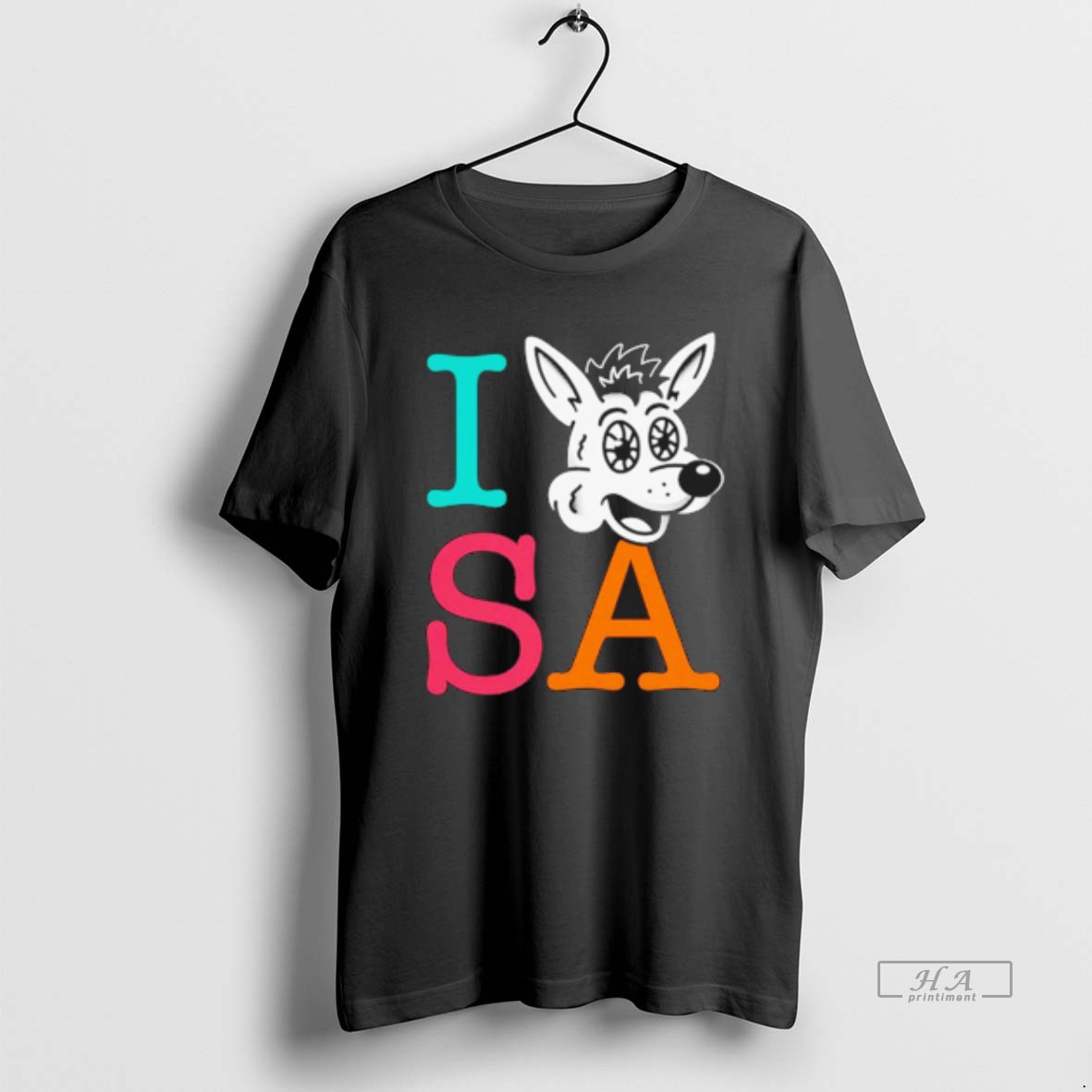 Official I Love Sa Coyote Spurs Basketball T Shirt