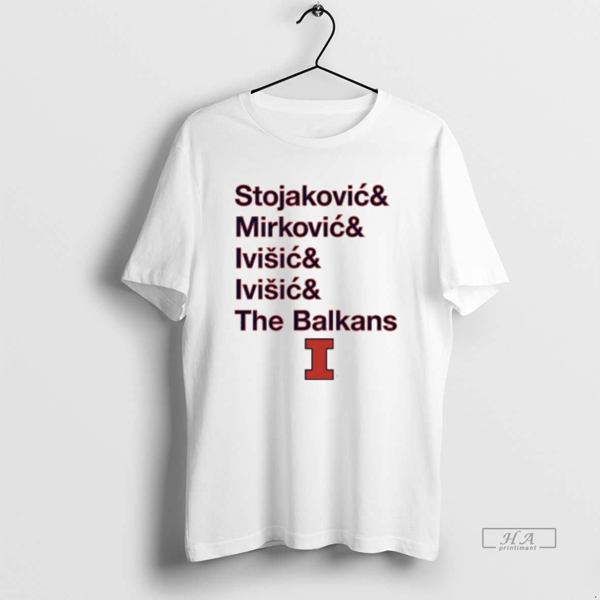 Official Illinois Fighting Illini Basketball Name Players T Shirt
