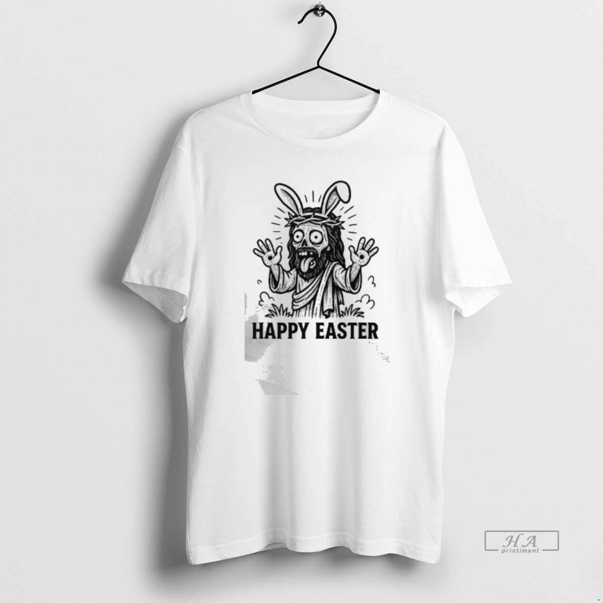 Official Jesus Happy Easter Graphic T Shirt