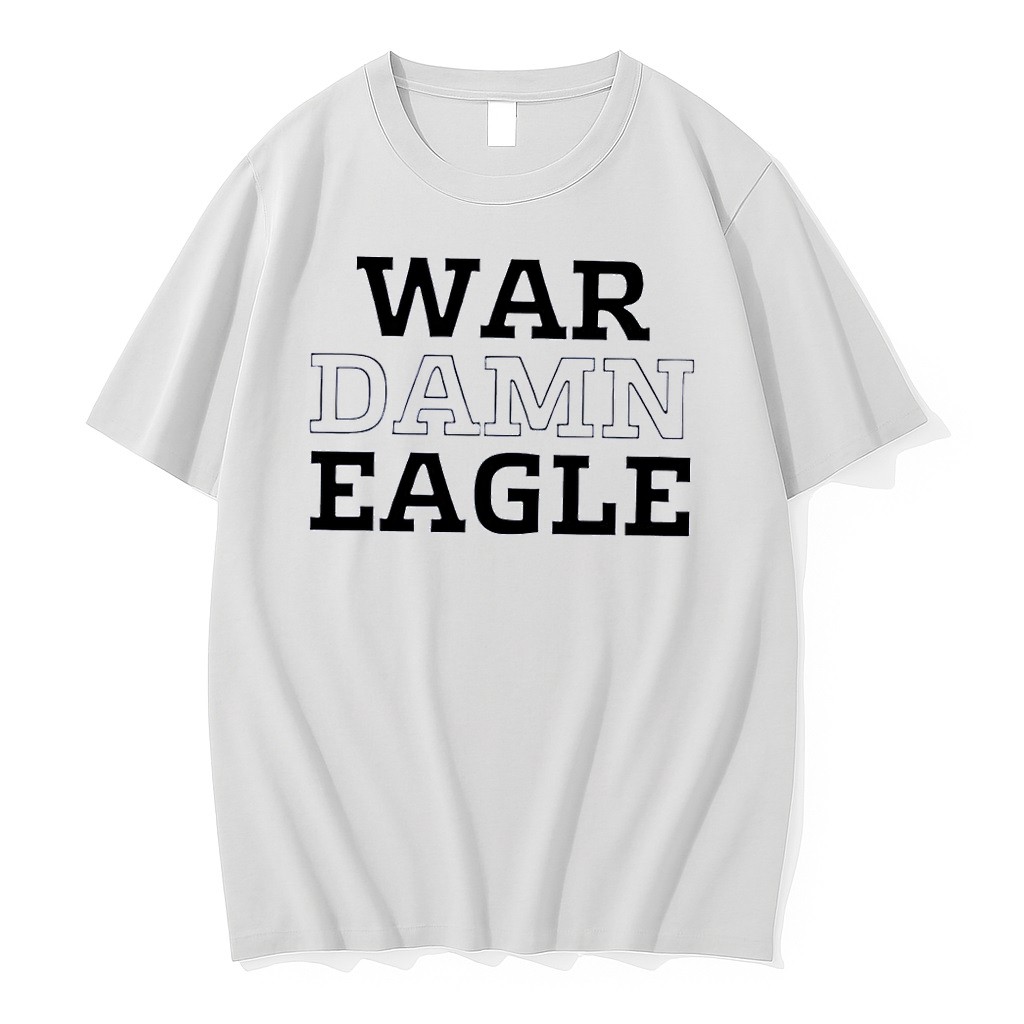 Official John Oates War Damn Eagle White T Shirts