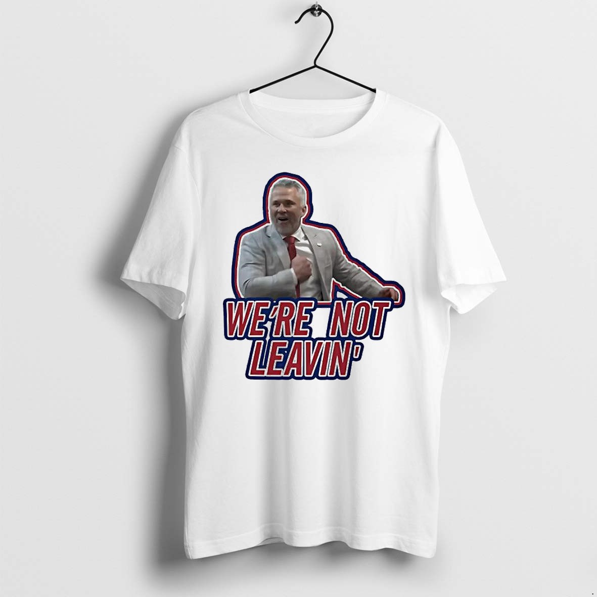 Official Lane Kiffin Were Not Leavincollege Lsu Tigers Football Coach T Shirts