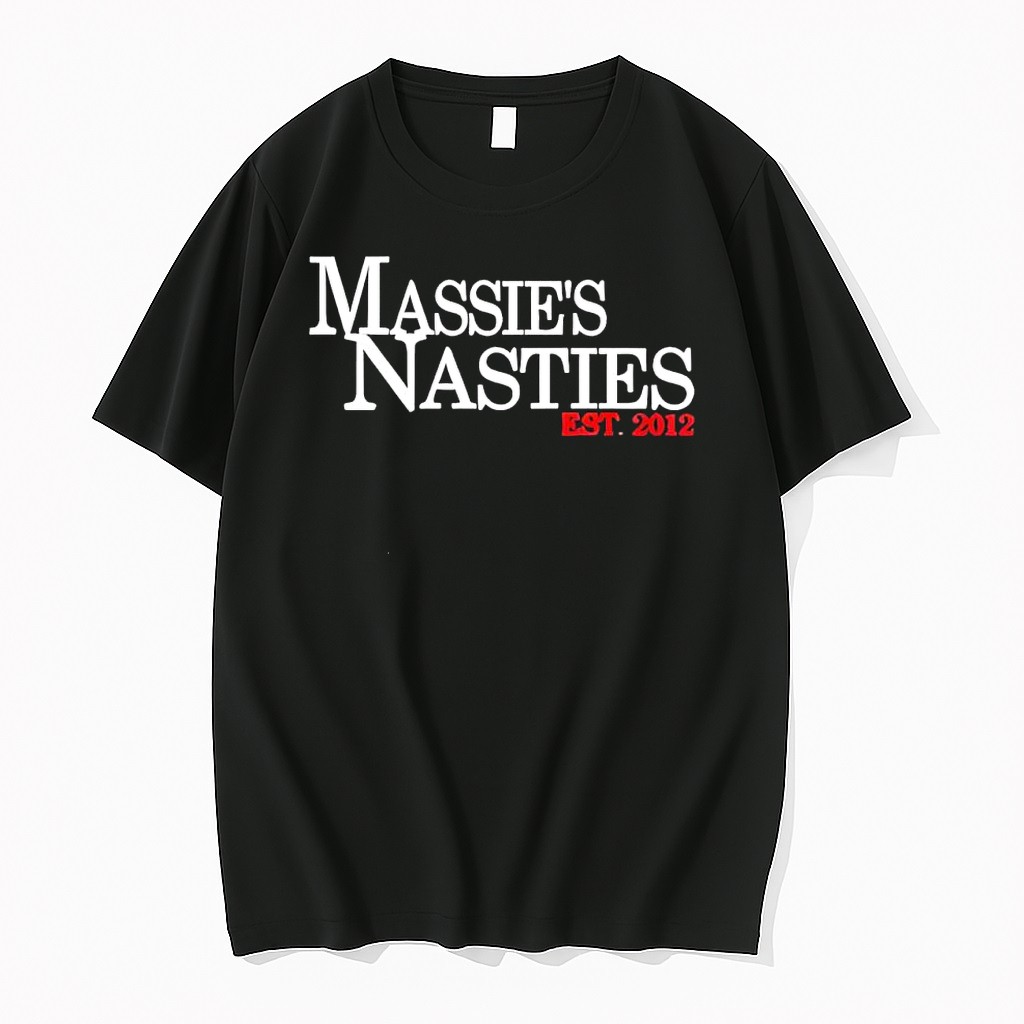 Official Massies Nasties Est 2012 Logo T Shirts