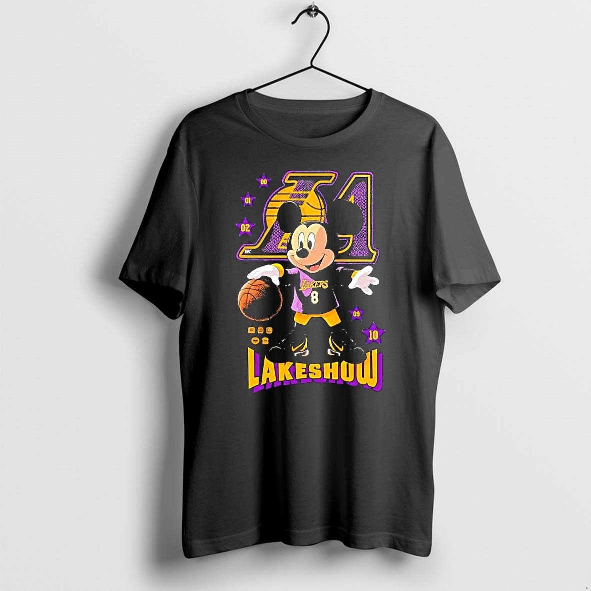 Official Mickey Mouse X Lakers Kobe Bryant 8 Mamba Lakeshow T Shirts