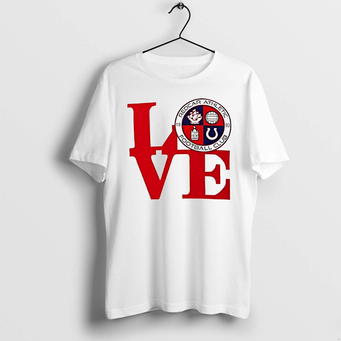Official Redcar Athletic Football Club Love Est 1993 T Shirts