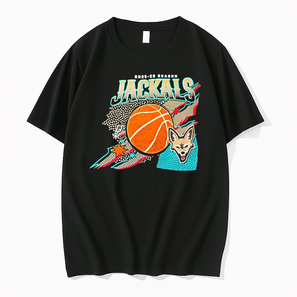 Official Spurs Jackals 2025 26 Season Basketball Nba Graphic T Shirts