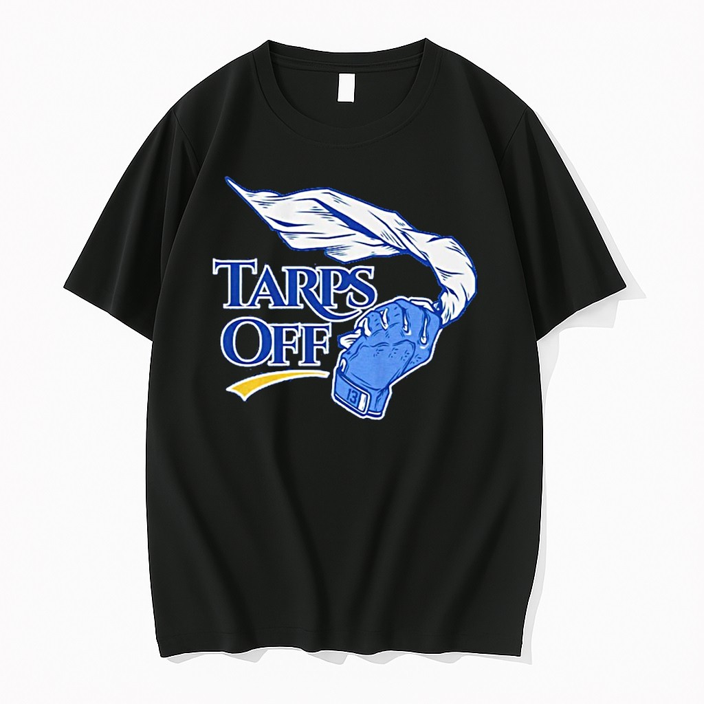Official Tampa Bay Rays Baseball Tarps Off T Shirts