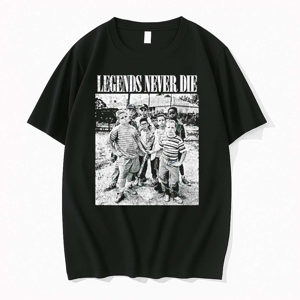 Official The Sandlot Baseball Squad Crew Legends Never Die T Shirts