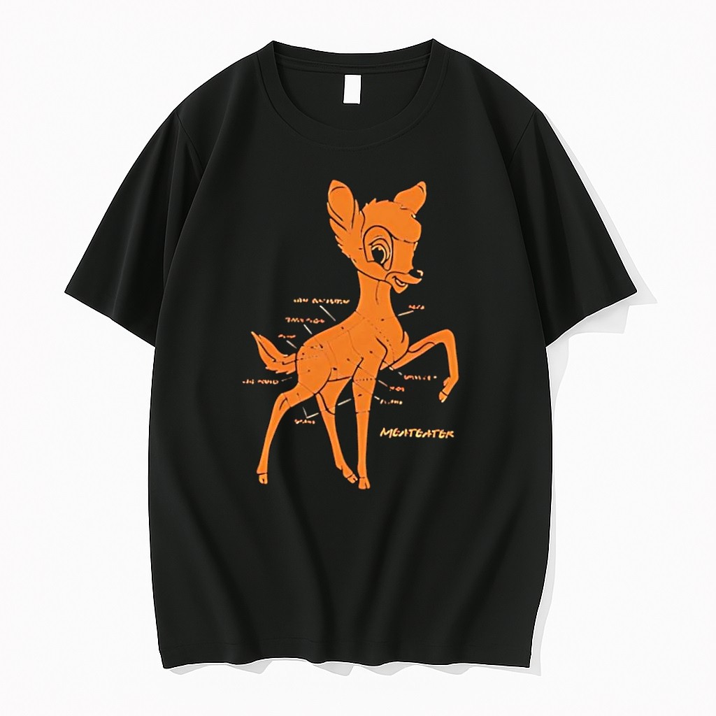 Official Themeateater Butchering Bambi Black T Shirts