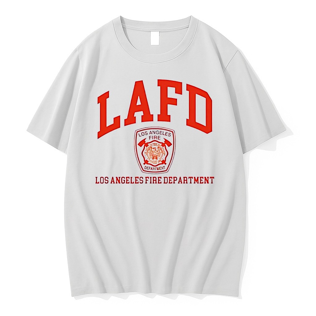 Official Tom Brady Lafd Los Angeles Fire Department White T Shirts