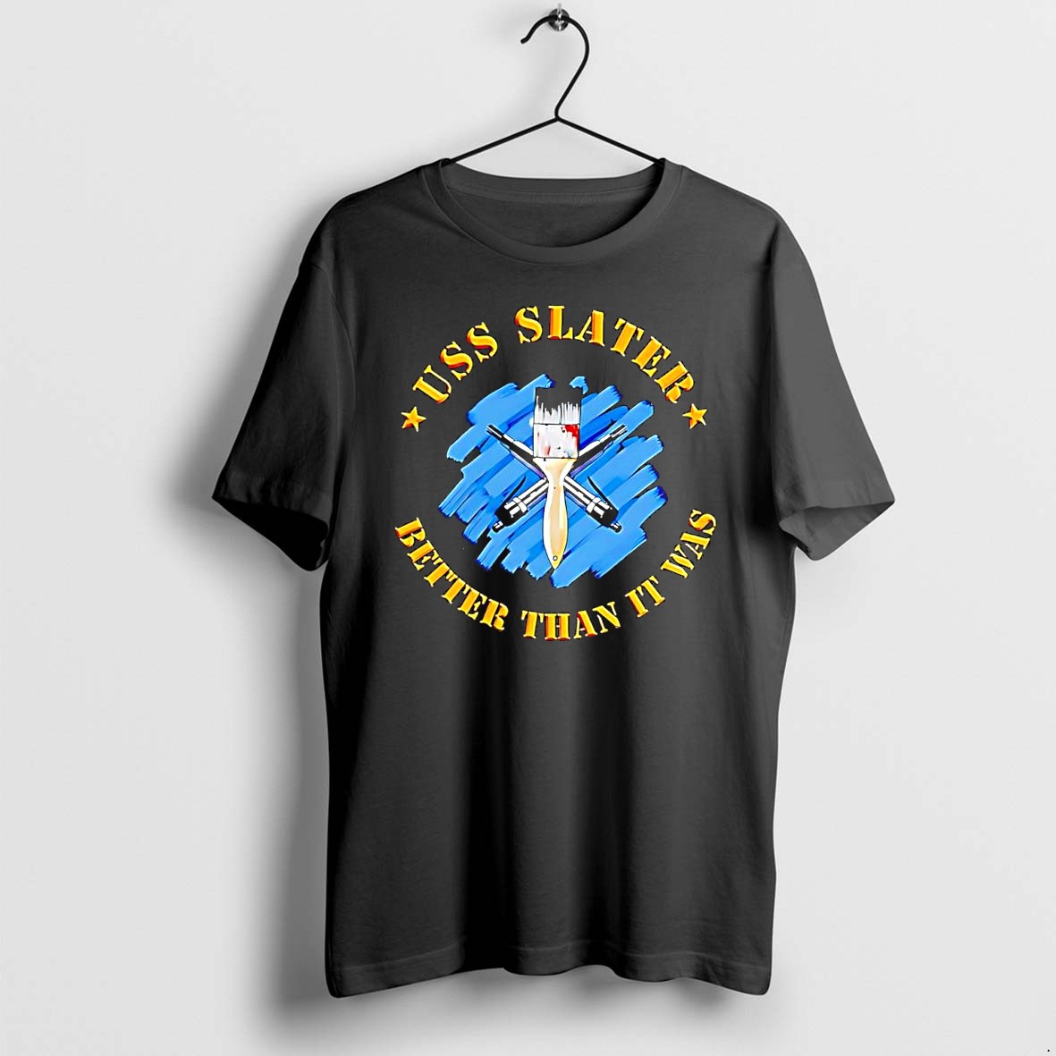 Official Uss Slater Better Than It Was Paint Restoration T Shirts