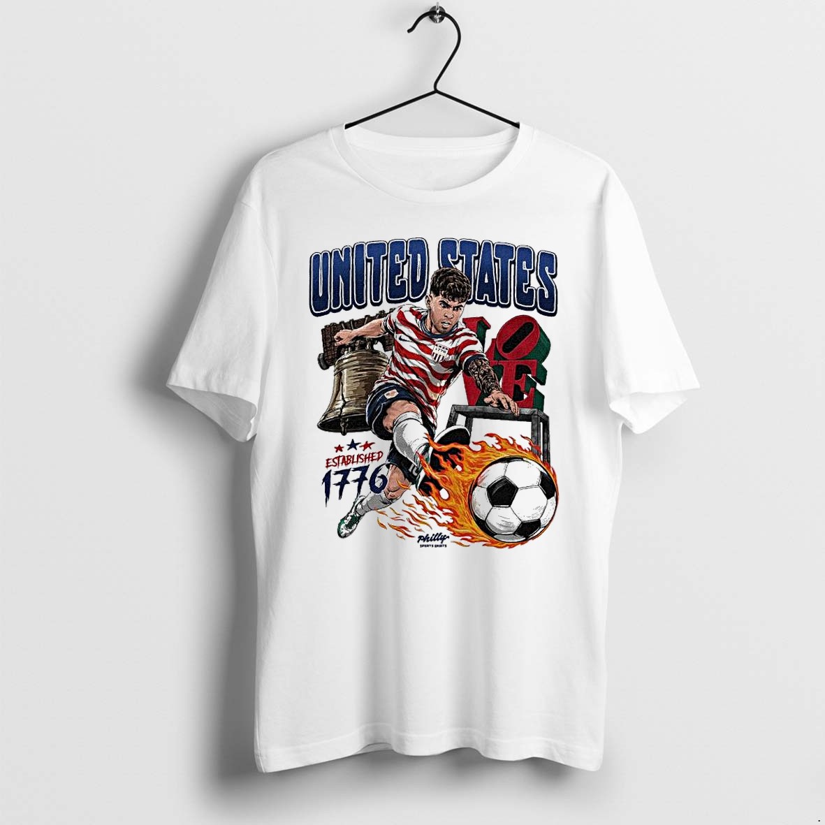 Official United States Philadelphia Soccer Clubest 1776 1 T Shirts