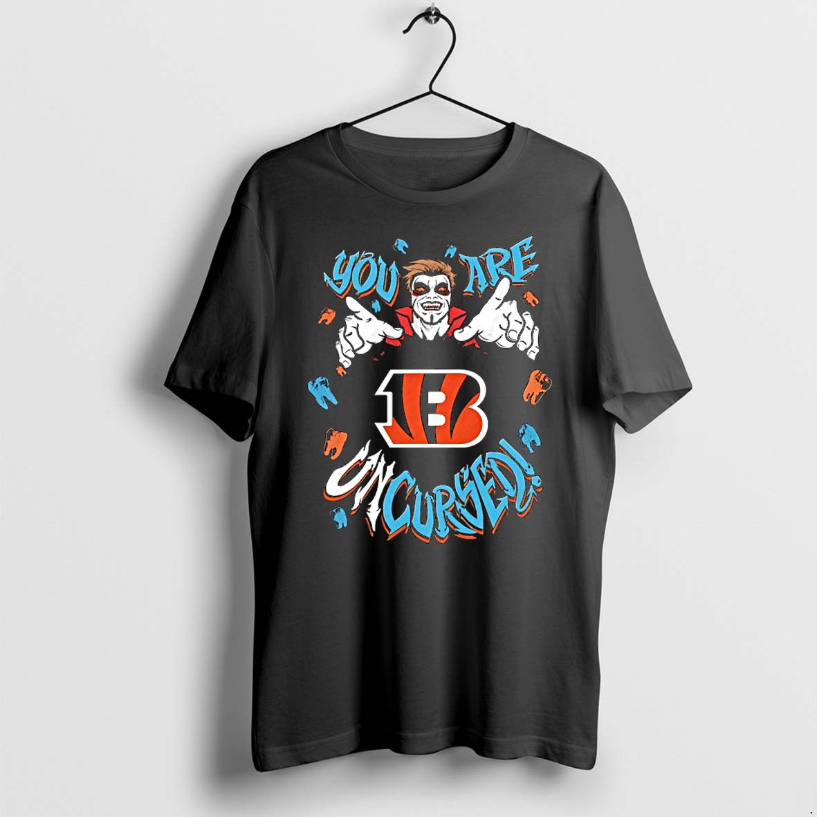 Official Wwe Drops Danhausen X Cincinnati Bengals You Are Uncursed T Shirts