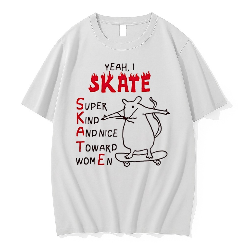 Official Yeah I Skate Super Kind And Nice Toward Women T Shirts