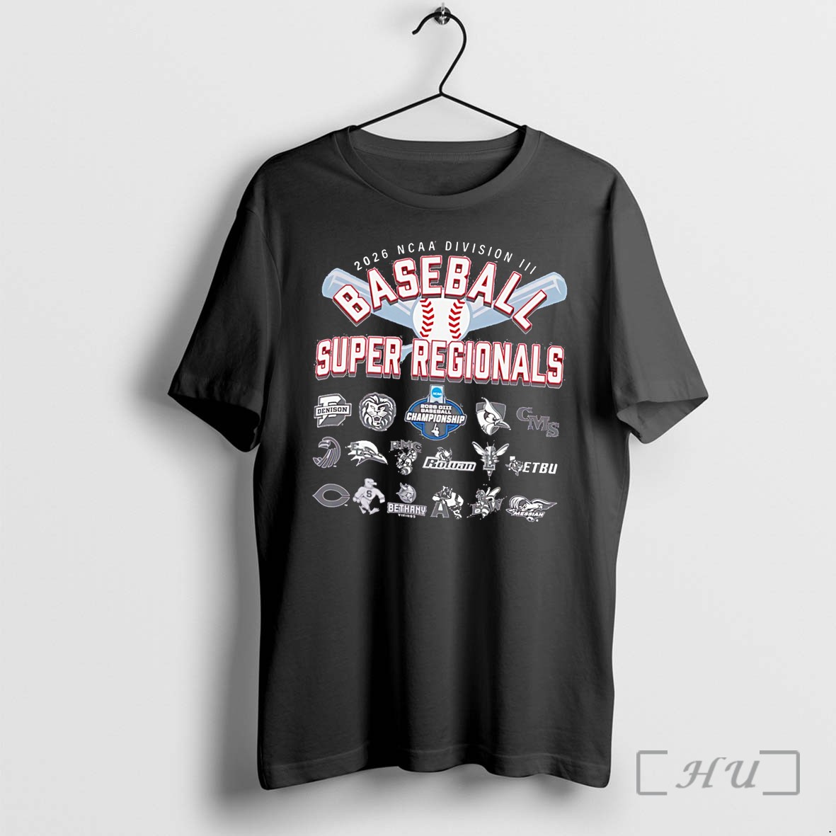 Officials 2026 Ncaa Division Iii Baseball Super Regional Logos Tee Premium T Shirts Sweater Hoodie