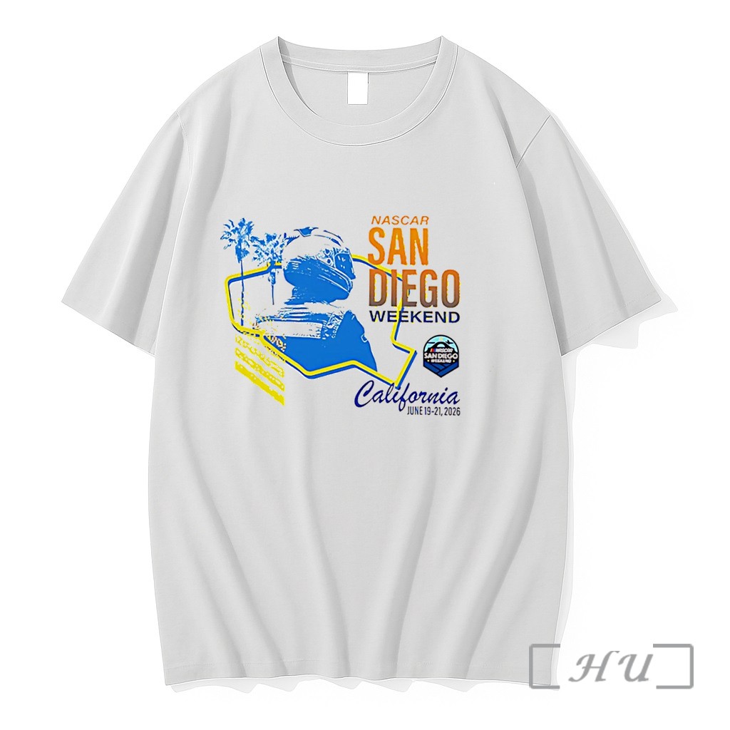 Officials 2026 San Diego Weekend Track Outline Graphic Tee Premium T Shirts Sweater Hoodie