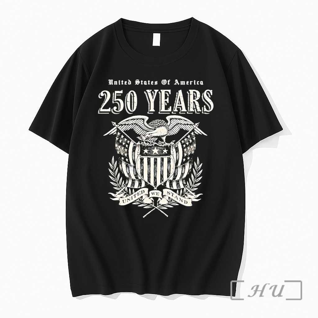 Officials 250 Years United We Stand Usa Premium T Shirts Sweater Hoodie