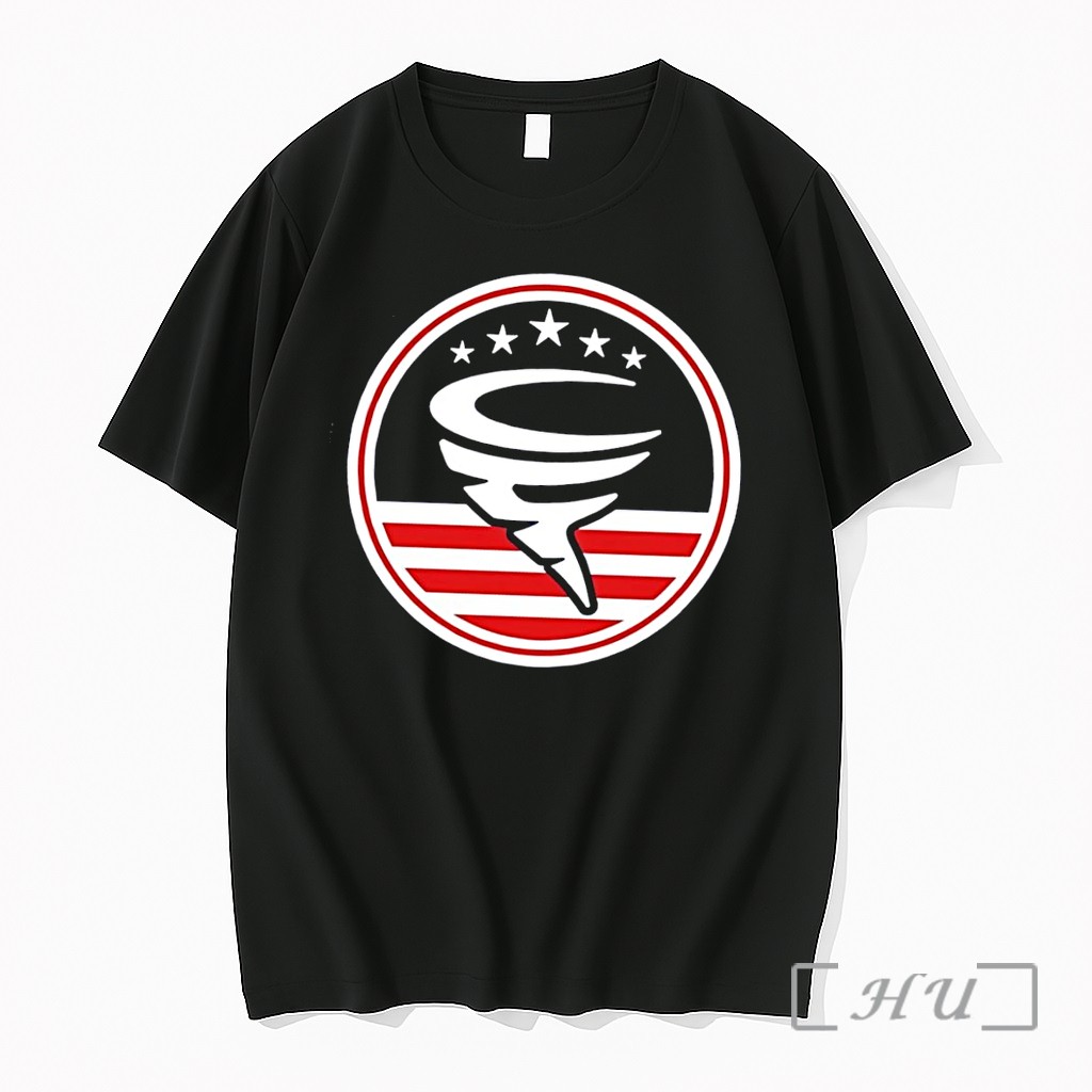 Officials American Flag Cyclone Stars Stripes Black Premium T Shirts Sweater Hoodie