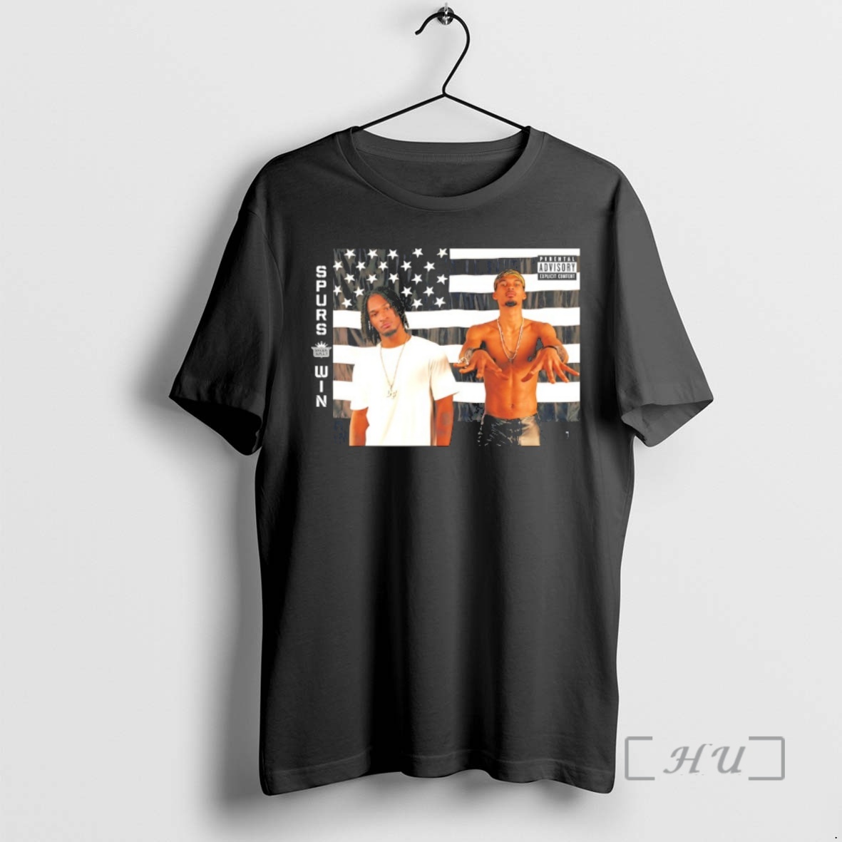 Officials Andre 3000 Big Boi Outkast San Antonio Spurs Win Parental Advisory Explicit Content Premium T Shirts Sweater Hoodie