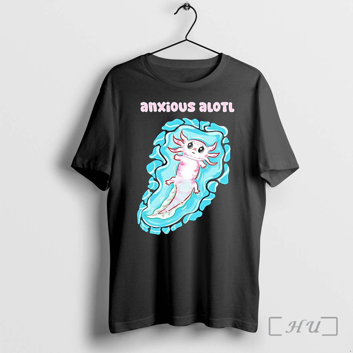 Officials Anxious Axolotl Cute Funny Amphibian Premium T Shirts Sweater Hoodie