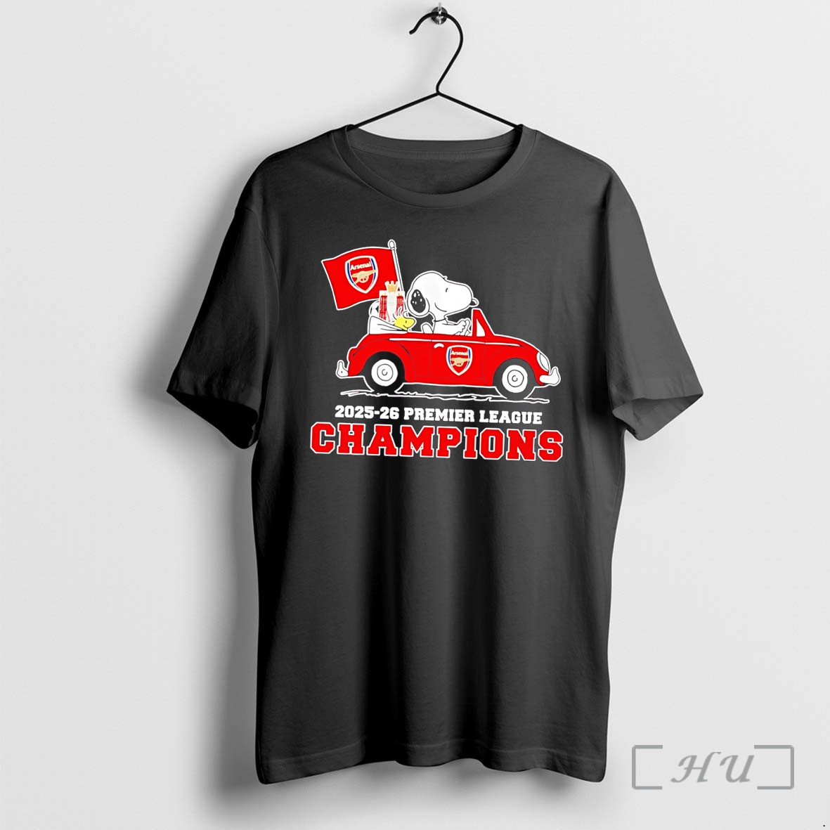 Officials Arsenal 2025 2026 Premier League Champions Snoopy Cruising With Arsenal Pride Tee Premium T Shirts Sweater Hoodie