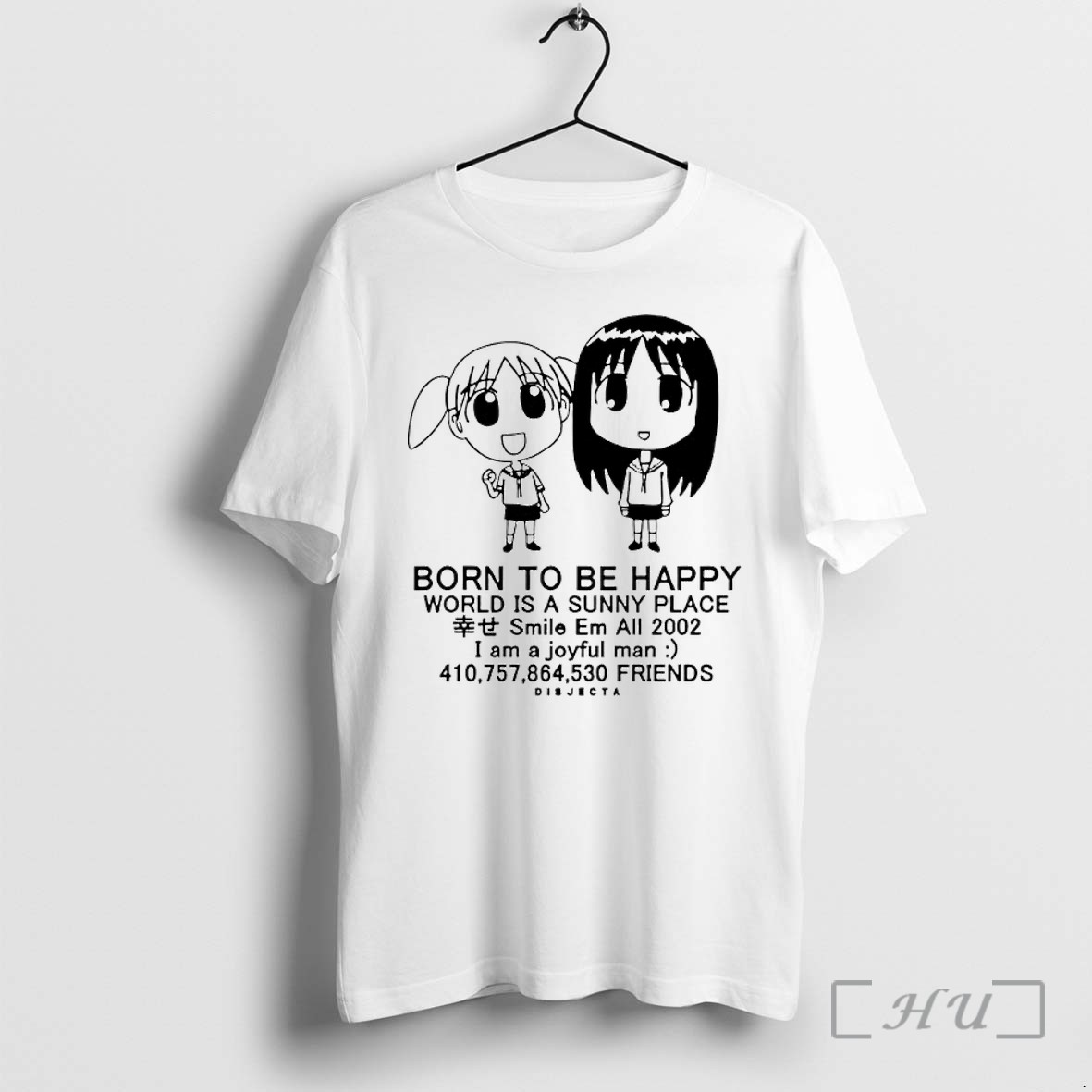 Officials Azumanga Daioh Chibi Born To Be Happy World Is A Sunny Place Premium T Shirts Sweater Hoodie