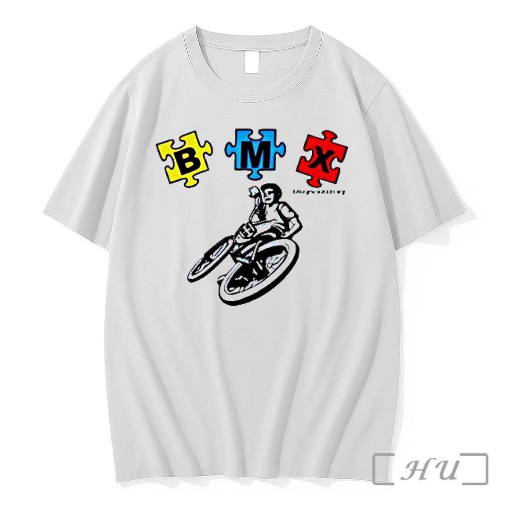 Officials Bmx Puzzle Pieces Bike Rider Autism Premium T Shirts Sweater Hoodie