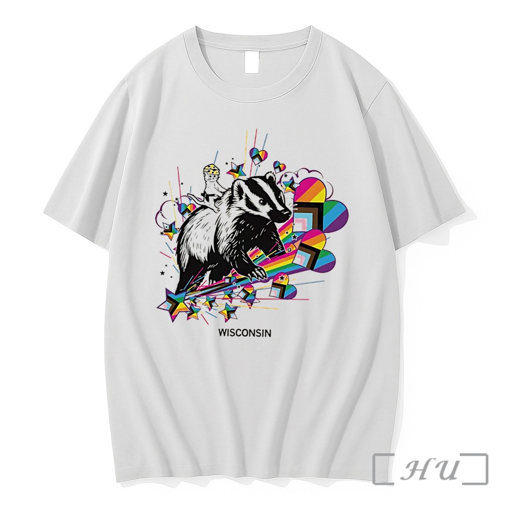 Officials Badger Wisconsin Has Pride Tee Premium T Shirts Sweater Hoodie