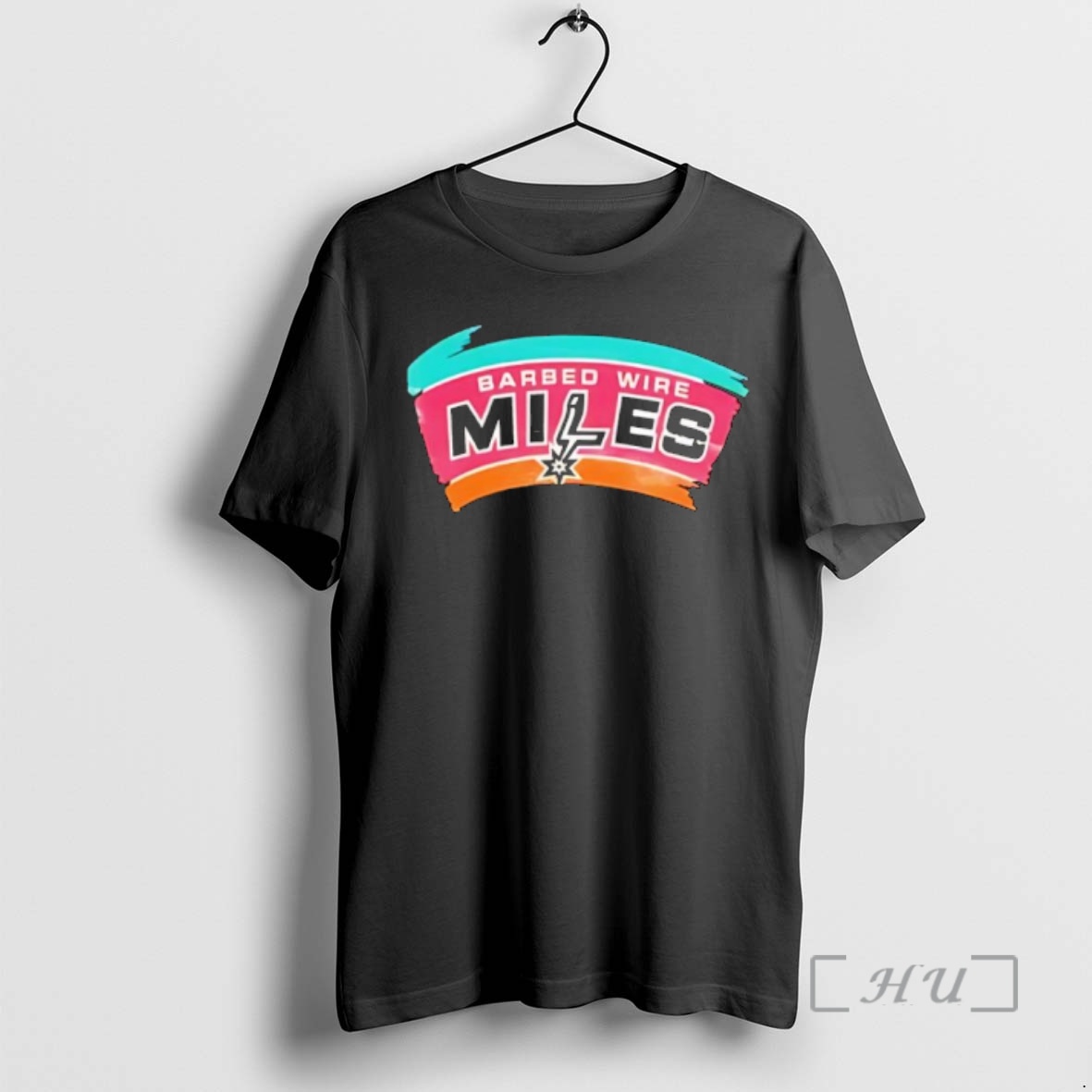 Officials Barbed Wire Miles San Antonio Basketball Logo Premium T Shirts Sweater Hoodie