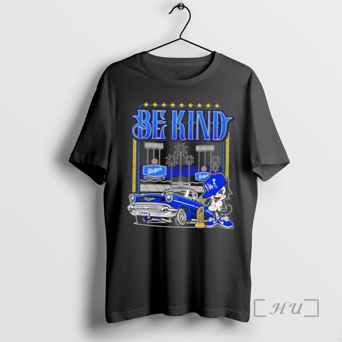 Officials Be Kind La Dodgers Stadium Chevy Bel Air Felix Premium T Shirts Sweater Hoodie