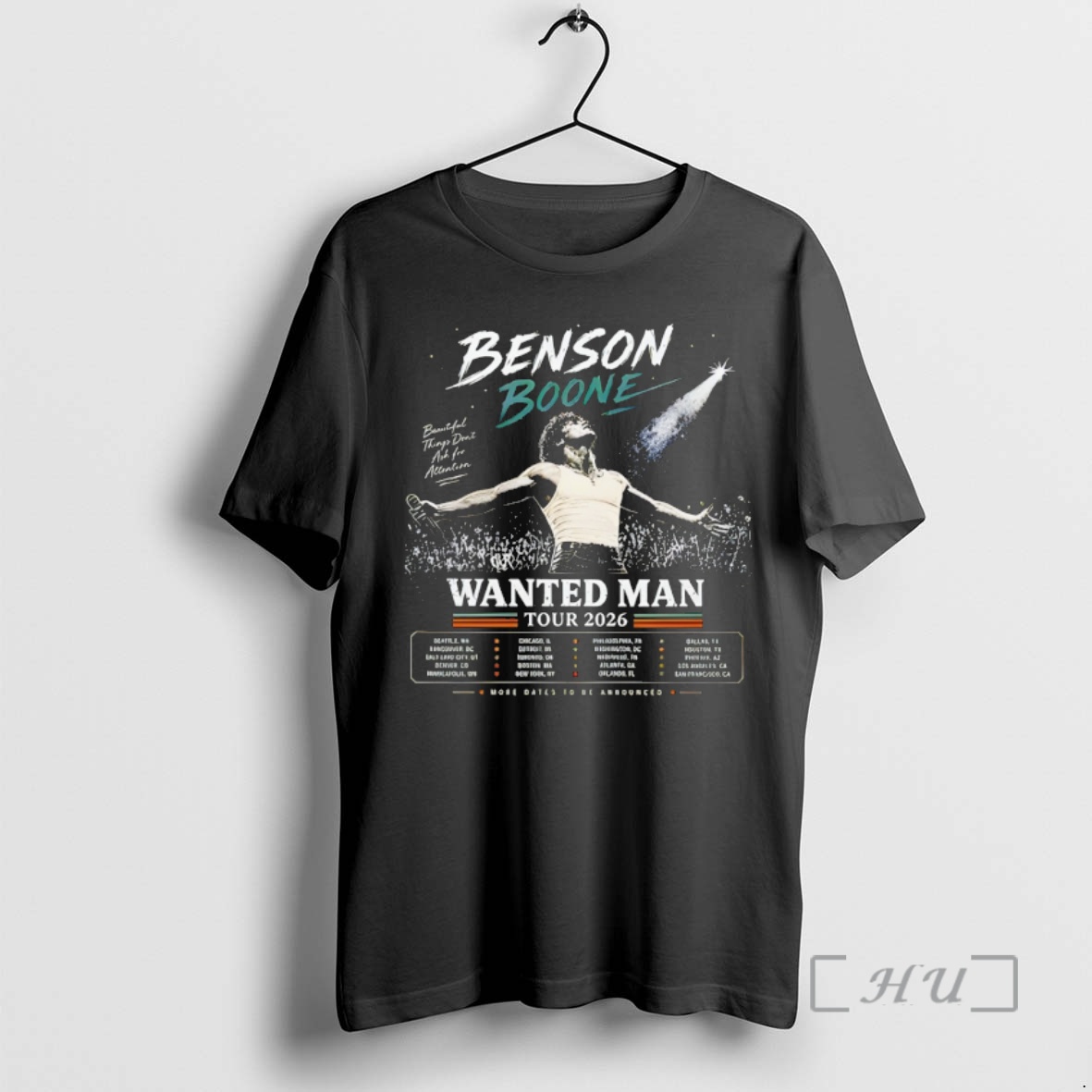 Officials Benson Boone Wanted Man World Tour 2026 Vintage Premium T Shirts Sweater Hoodie