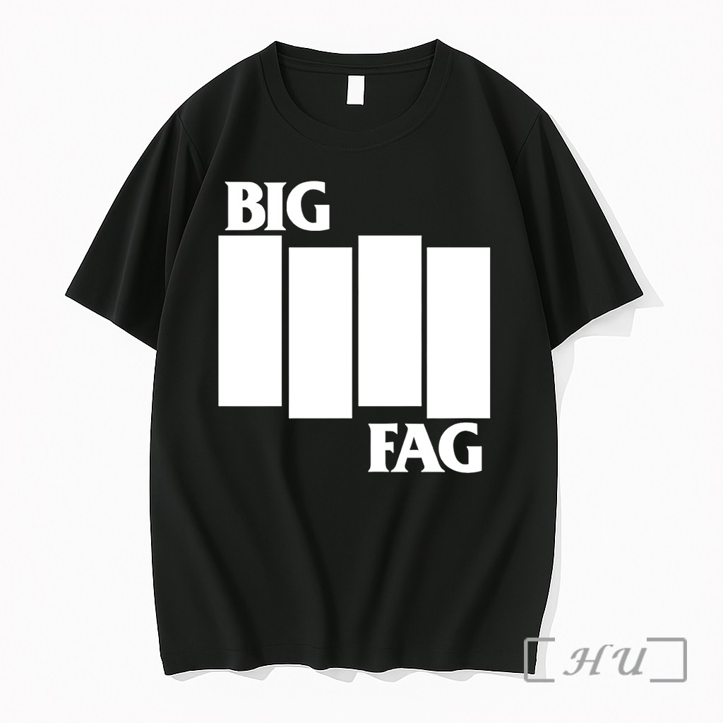 Officials Big Fag Black Flag Parody 2026 Premium T Shirts Sweater Hoodie