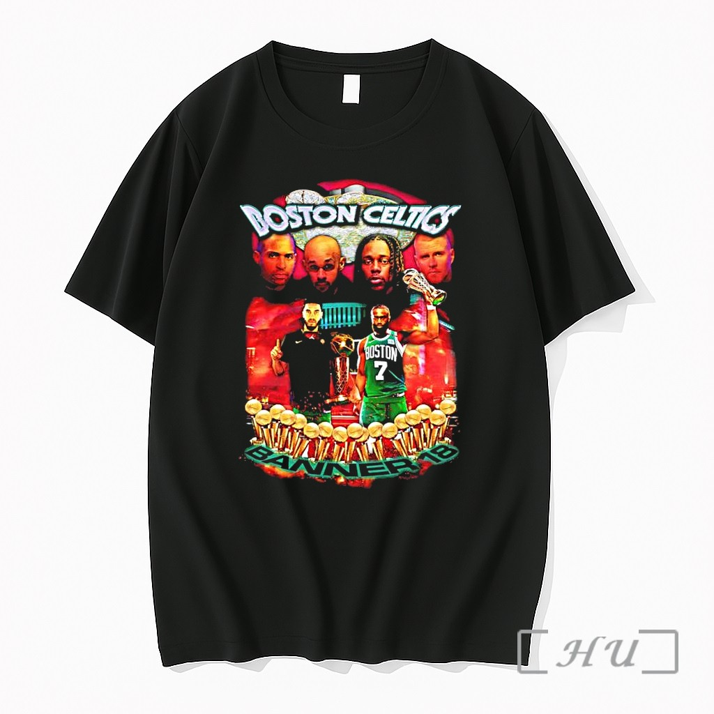 Officials Boston Celtics Banner 18 Champions Vintage Rap Premium T Shirts Sweater Hoodie