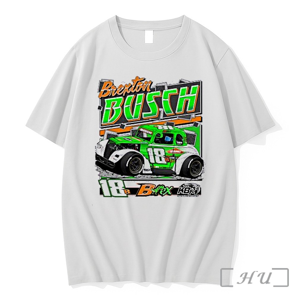 Officials Brexton Busch 18 B Rex Race Car Kbm 2026 Premium T Shirts Sweater Hoodie