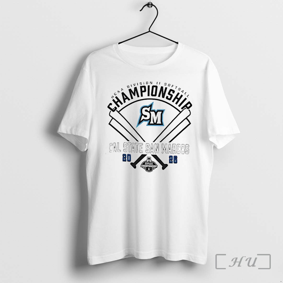 Officials Cal State San Marcos 2026 Ncaa Division Ii Softball Championship Team Logo Premium T Shirts Sweater Hoodie
