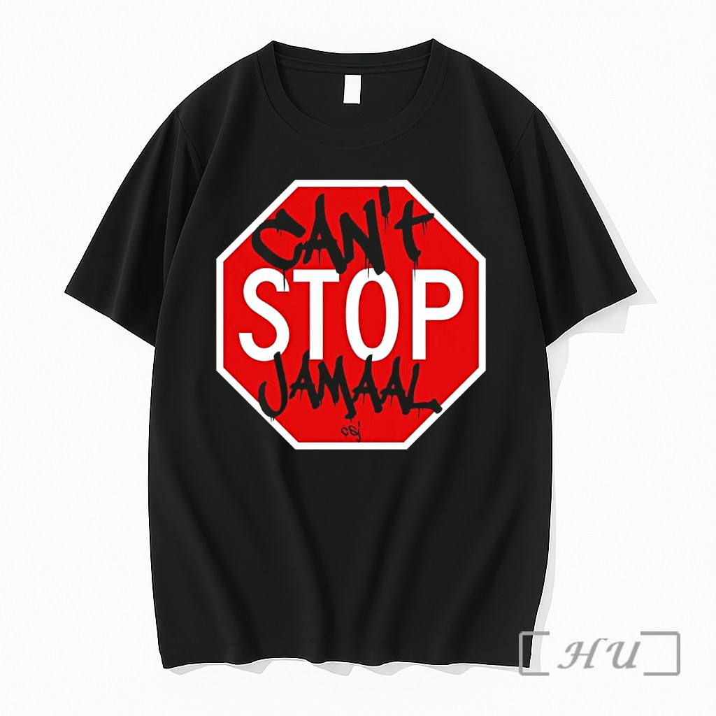 Officials Cant Stop Jamaal Name Jamaal Slogan Stop Sign Premium T Shirts Sweater Hoodie