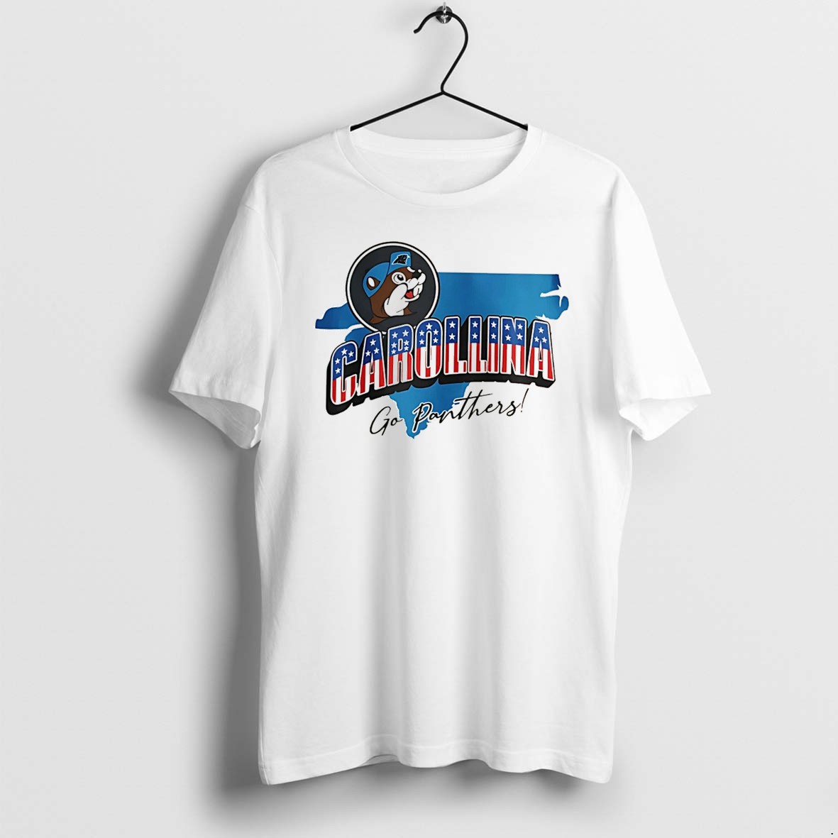 Officials Carolina Panthers Buc Ees Carolina Go Panthers Patriotic Tee Premium T Shirt Sweatshirt Hoodie