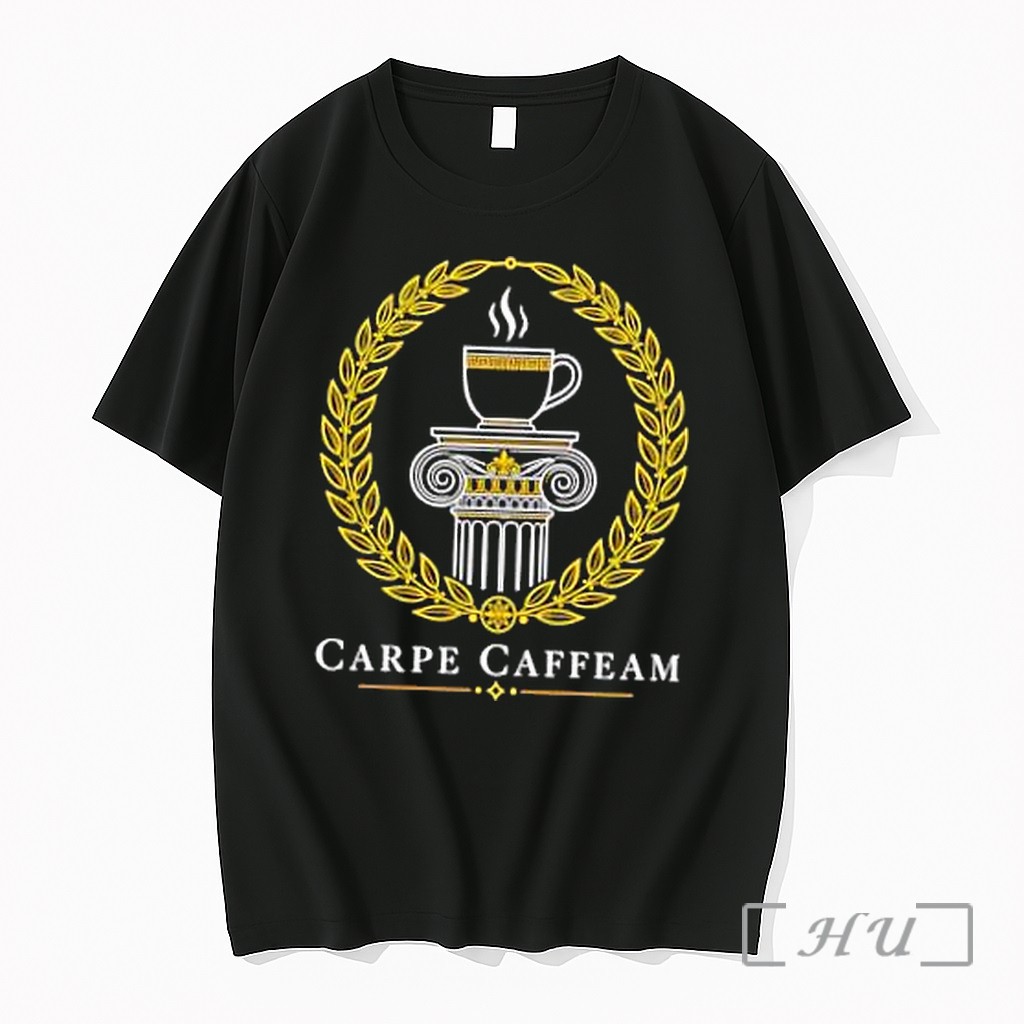 Officials Carpe Caffeam Coffee Cup Greek Premium T Shirts Sweater Hoodie