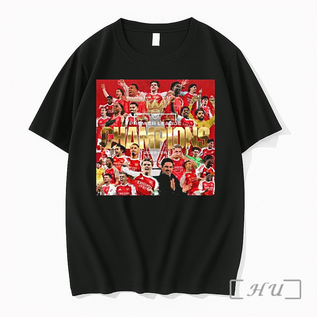 Officials Celebrates Arsenal Fc Champions Premier League 2025 26 1 Premium T Shirts Sweater Hoodie