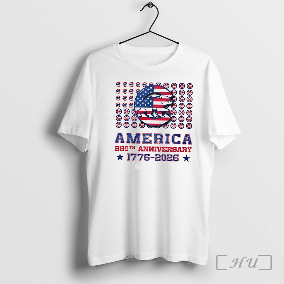 Officials Chicago Cubs America 250th Anniversary 1776 2026 Graphic Tee Premium T Shirts Sweater Hoodie