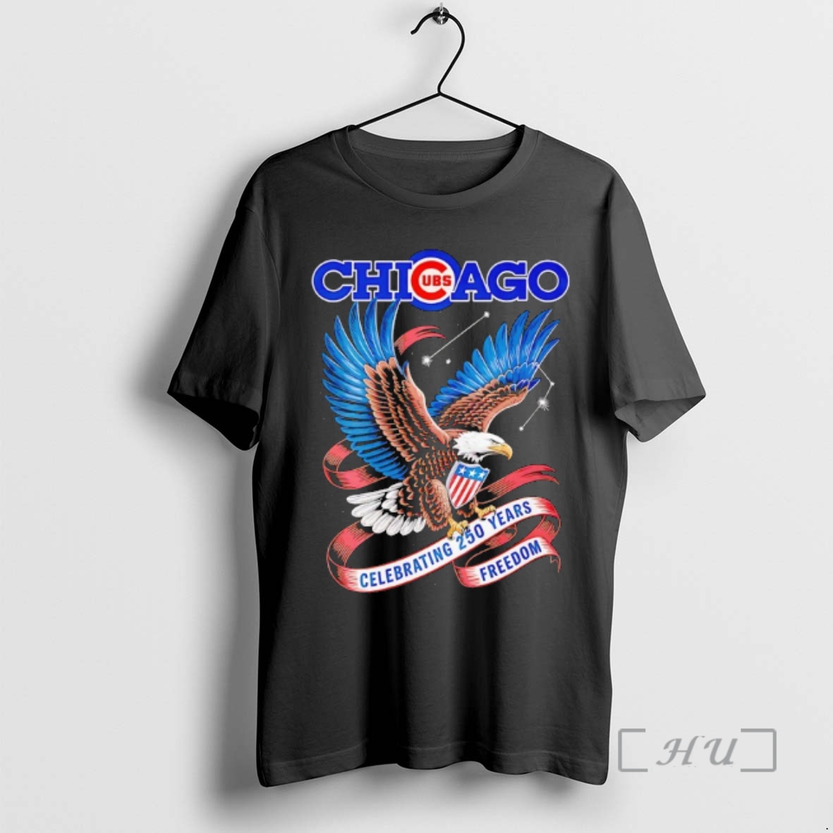 Officials Chicago Cubs Eagles Celebrating 250 Years Of Freedom Premium T Shirts Sweater Hoodie