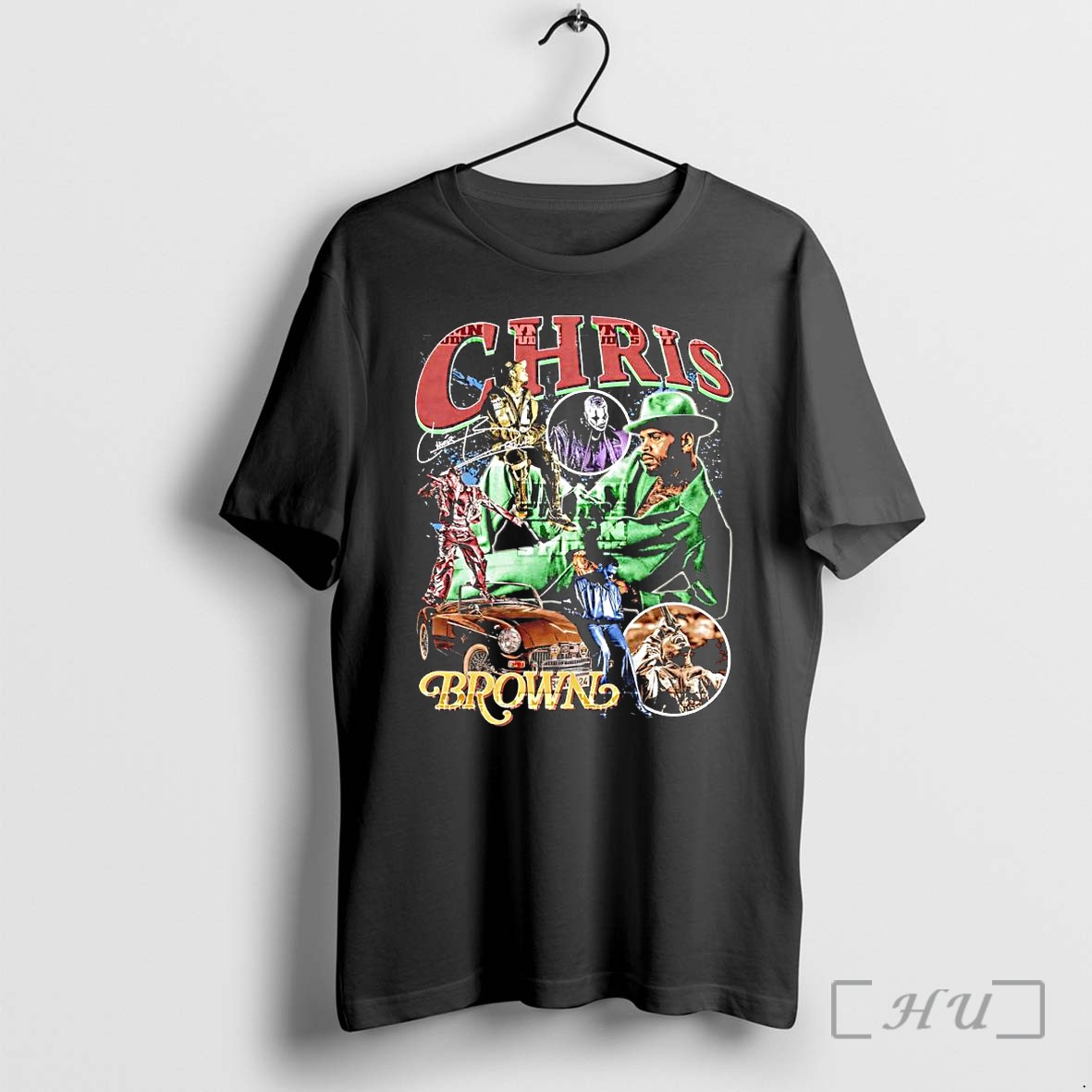 Officials Chris Brown Collage Rap Signature Vintage Premium T Shirts Sweater Hoodie