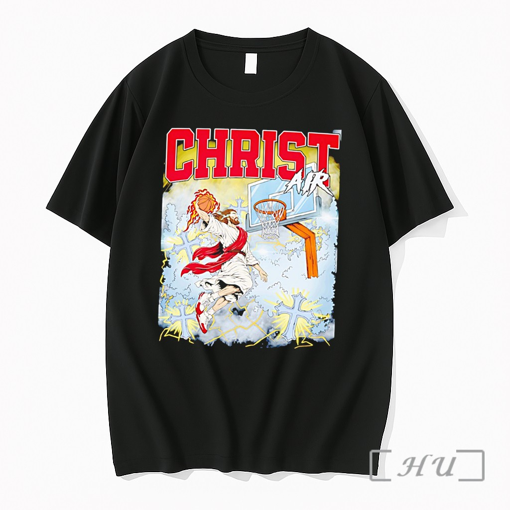 Officials Christ Air Jesus Play Basketball Graphic Tee Premium T Shirts Sweater Hoodie