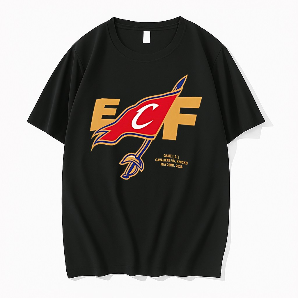Officials Cleveland Cavaliers Basketball Flag Eastern Conference Finals 2026 Game Cavaliers Vs Knicks Premium T Shirt Sweatshirt Hoodie