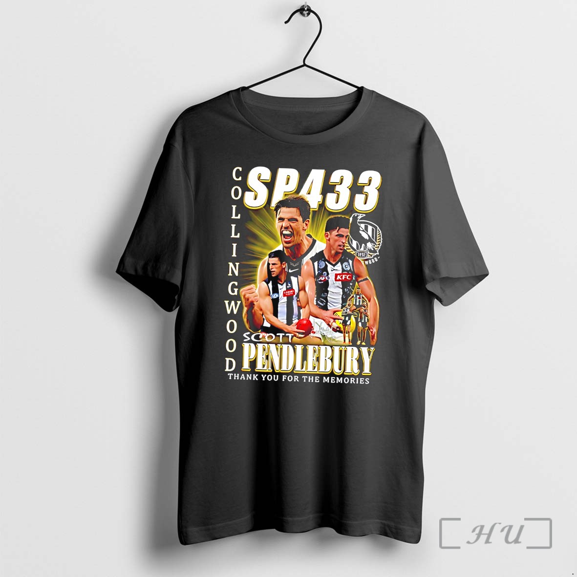 Officials Collingwood Football Club Scott Pendlebury Thank You For The Memories Tee Premium T Shirts Sweater Hoodie
