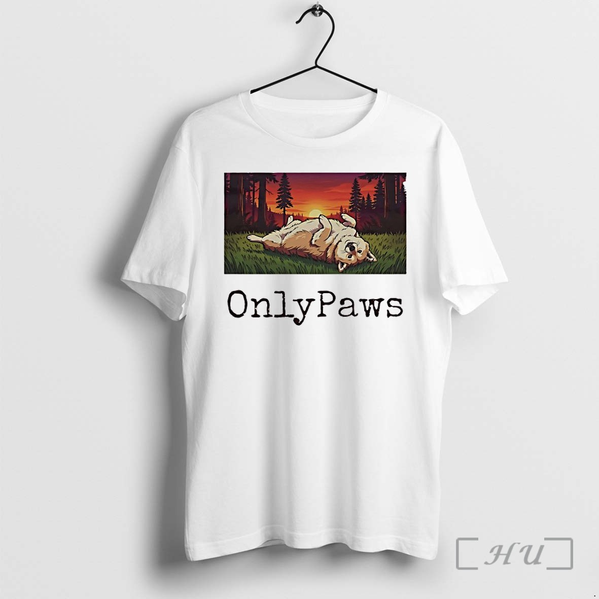 Officials Cory The Corgi Onlypaws Sunset Dog Premium T Shirts Sweater Hoodie