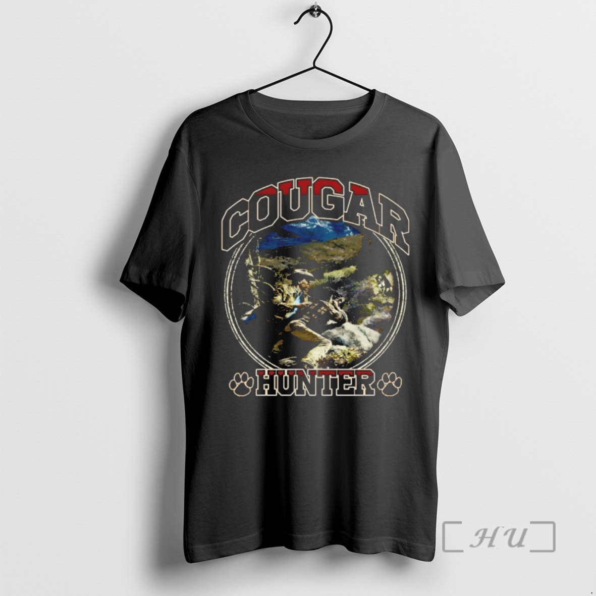 Officials Cougar Hunter Vintage Premium T Shirts Sweater Hoodie